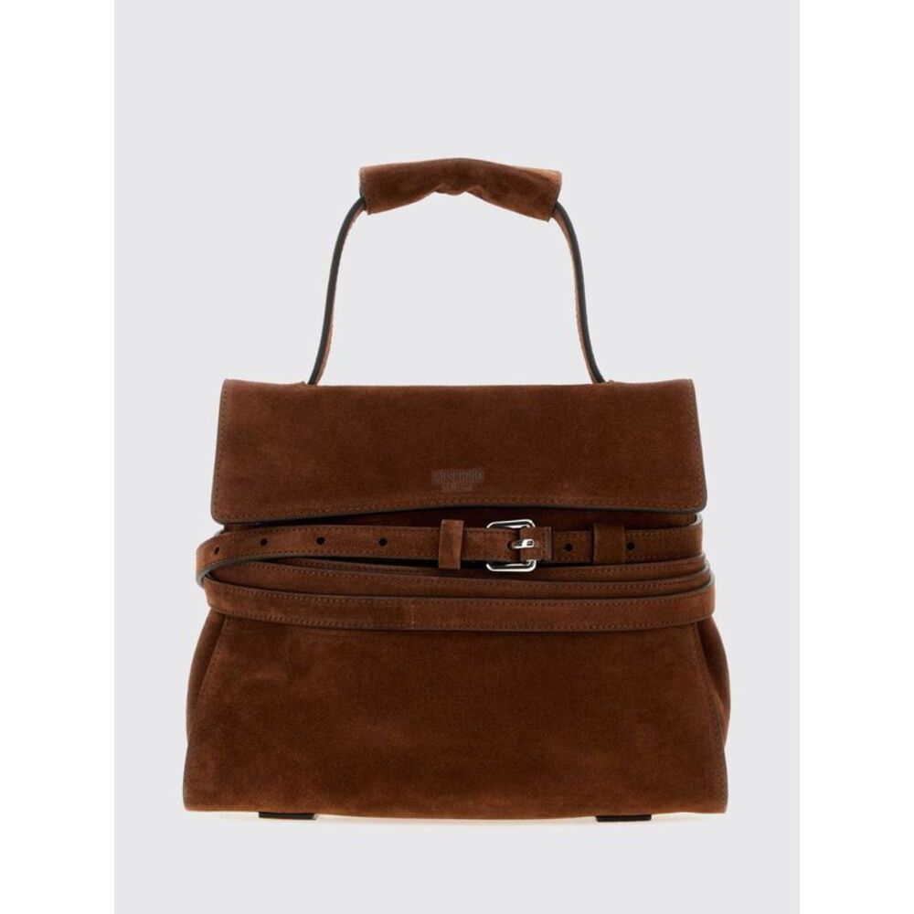 Moschino Couture Women Moschino Couture Tie Me Suede Handbag With Shoulder Strap